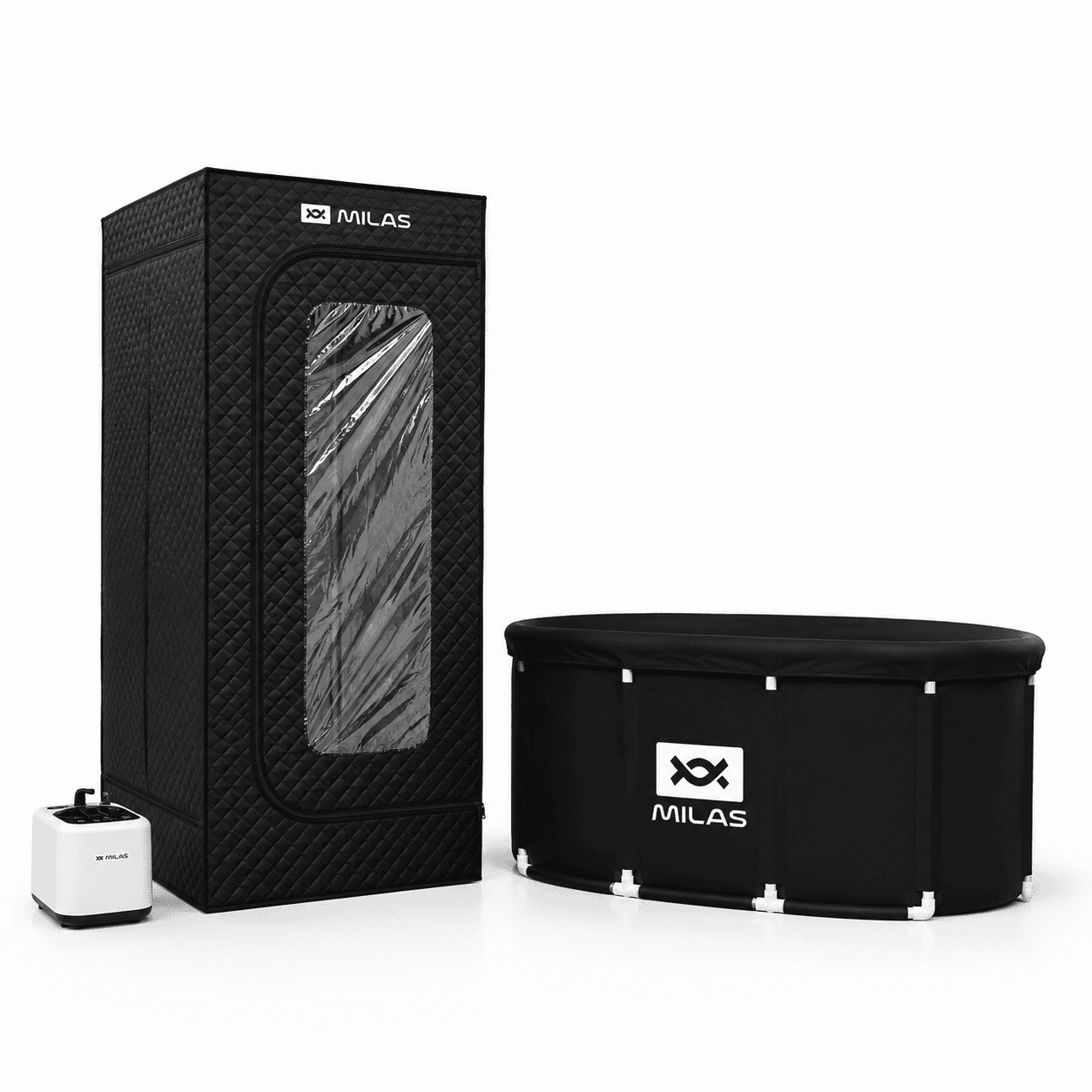 COMBO Sauna Portátil + Banheira de Gelo PRO